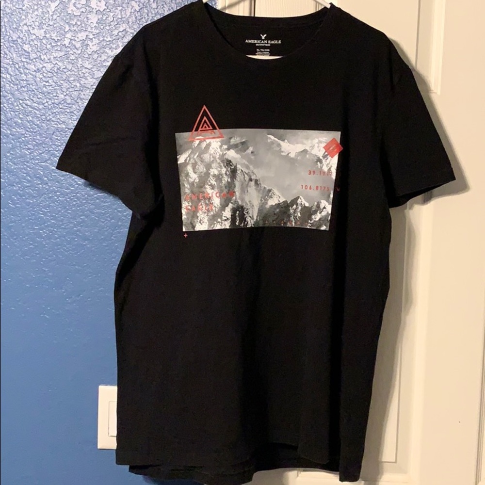 American Eagle Big Box Logo Black